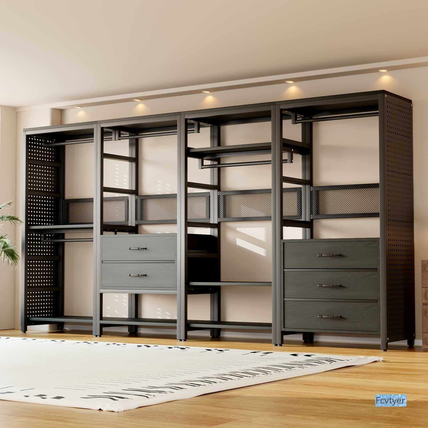 百洛家用出租房金属框架洞洞板收纳柜衣服衣柜组装卧室衣橱衣帽间,鲜花速递/花卉仿真/绿植园艺,其它园艺用品,淘宝优惠券,粉丝福利购,淘宝优惠卷