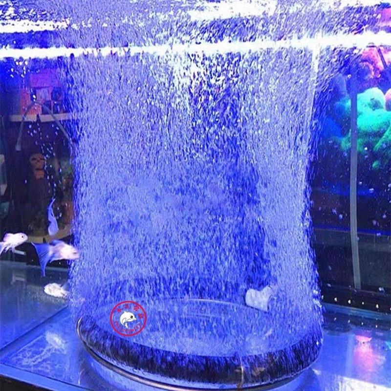 曝氧气盘鱼池爆气盘增氧泵气盘锦鲤气泡石自沉水族鱼缸纳米增氧盘