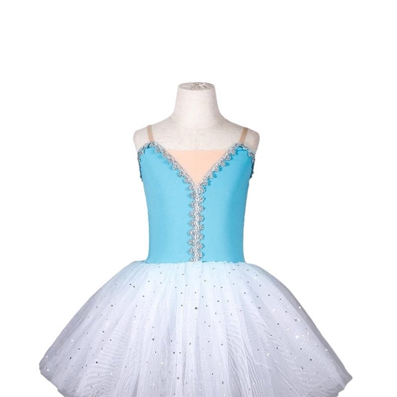 枕边童话舞蹈服儿童女夏2024新款蓬蓬裙演出服装六一芭蕾舞裙表演