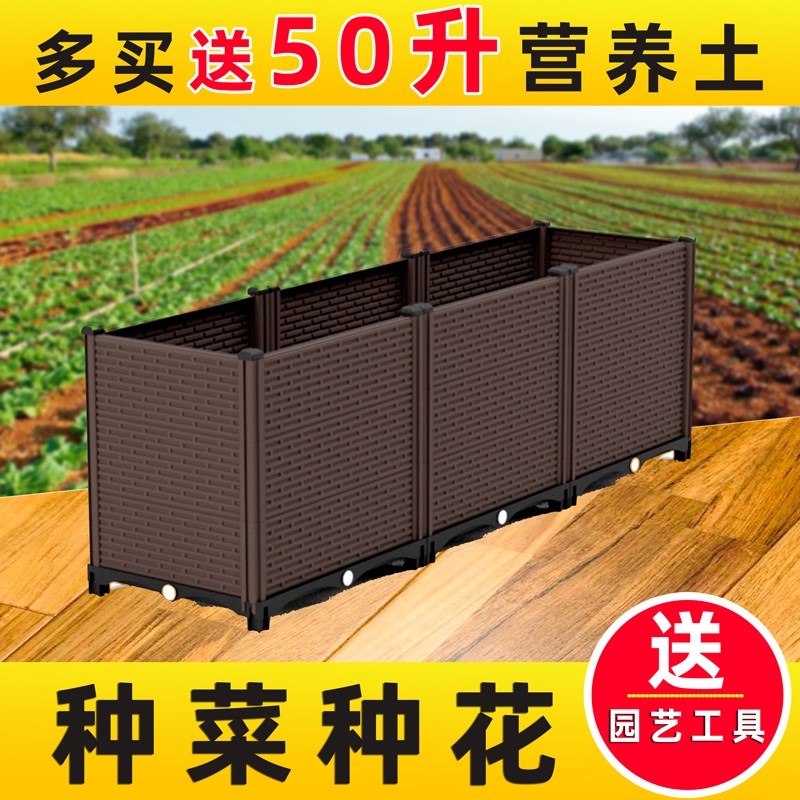 金钱树客厅大花盆绿植发财树塑料花盆加厚耐用天台龟背竹落地花箱