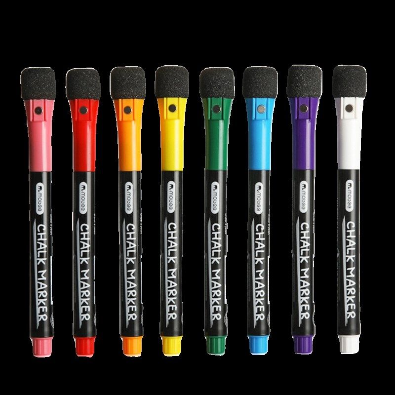8色可擦玻璃笔马克笔灯板笔荧光笔玻璃笔可擦黑板笔亚克力板白板,文具电教/文化用品/商务用品,白板笔,淘宝优惠券,粉丝福利购,淘宝优惠卷