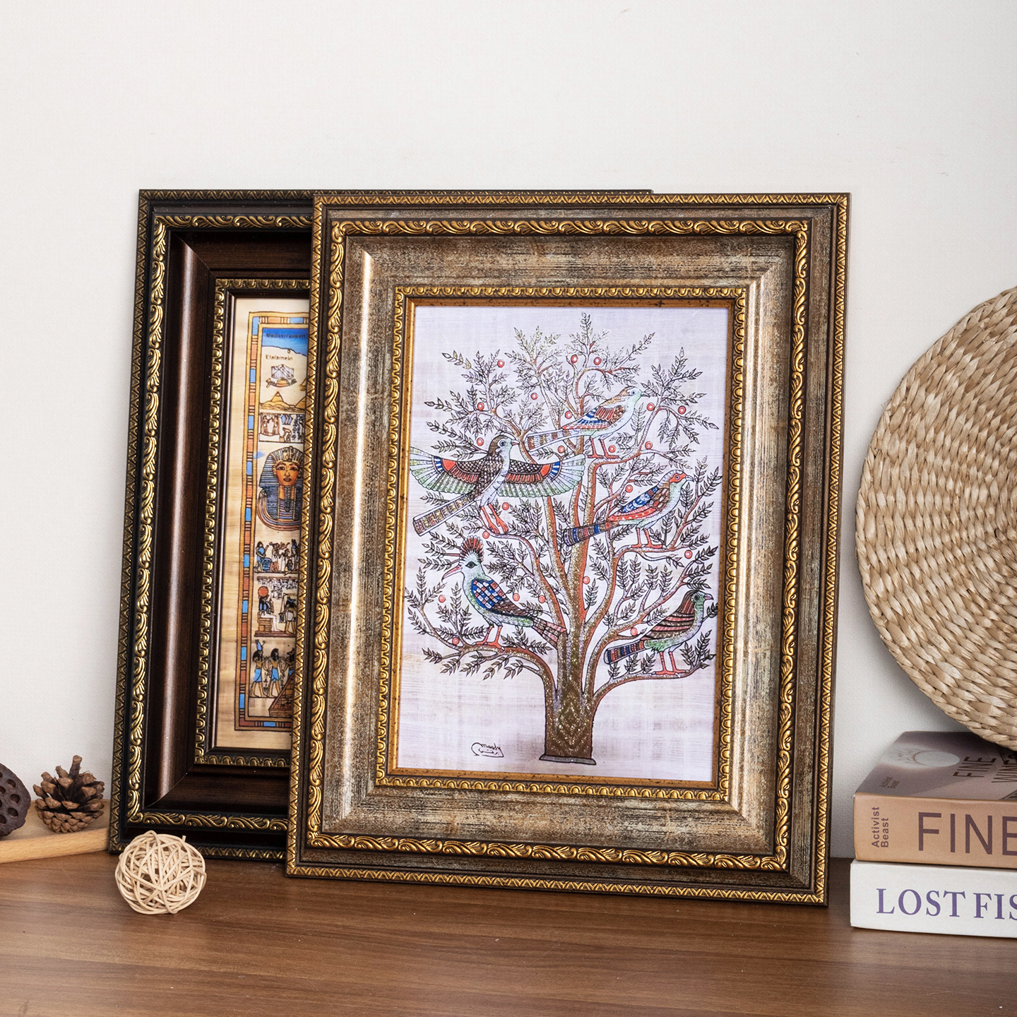 欧式复古油画框相框拼图定制尺寸