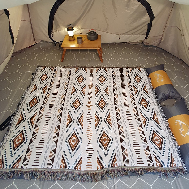 露营毯帐篷内装饰地毯户外毛毯睡毯床毯房车毯后备箱垫布摆摊桌布,床上用品,休闲毯/毛毯/绒毯,淘宝优惠券,粉丝福利购,淘宝优惠卷