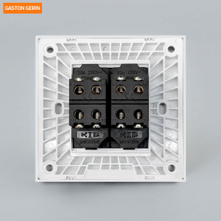 86型大功率二位20A开关空调国际通用暗装双极双开曲架开关面板