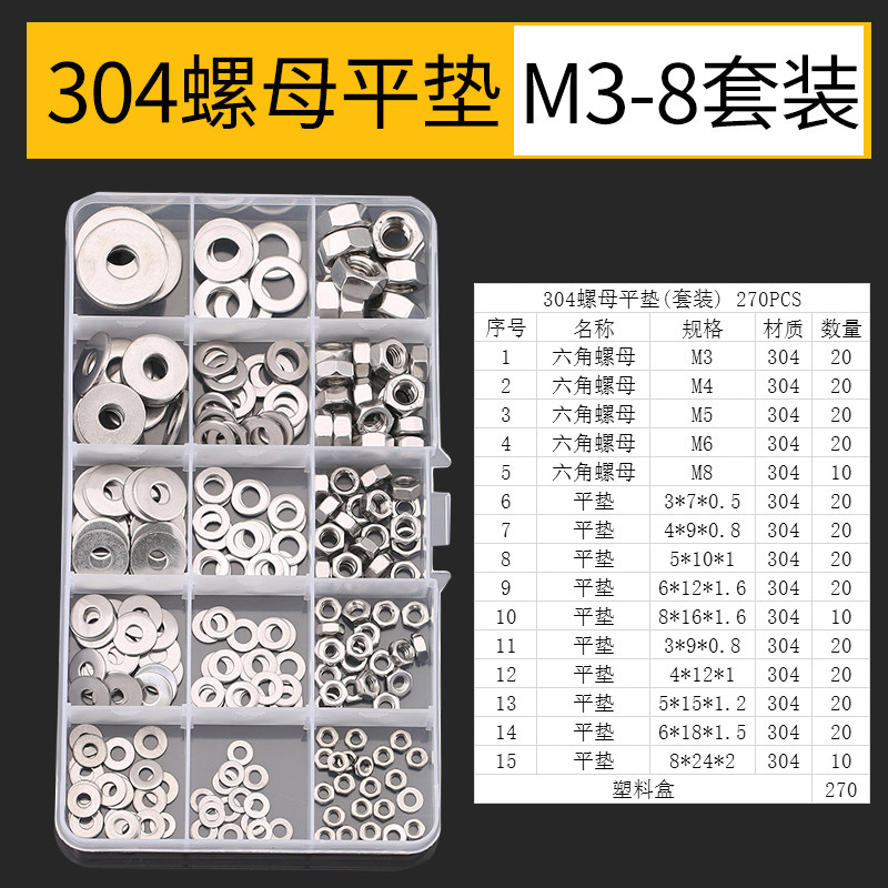 盒装螺丝帽平垫圈绝缘垫圈红钢纸尼龙介子水管防漏水密封垫圈套装,五金/工具,垫圈,淘宝优惠券,粉丝福利购,淘宝优惠卷