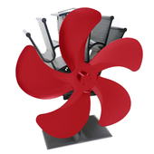 壁炉风扇反向发电高温差热能风扇户外野营取暖动力风扇冰钓小风扇