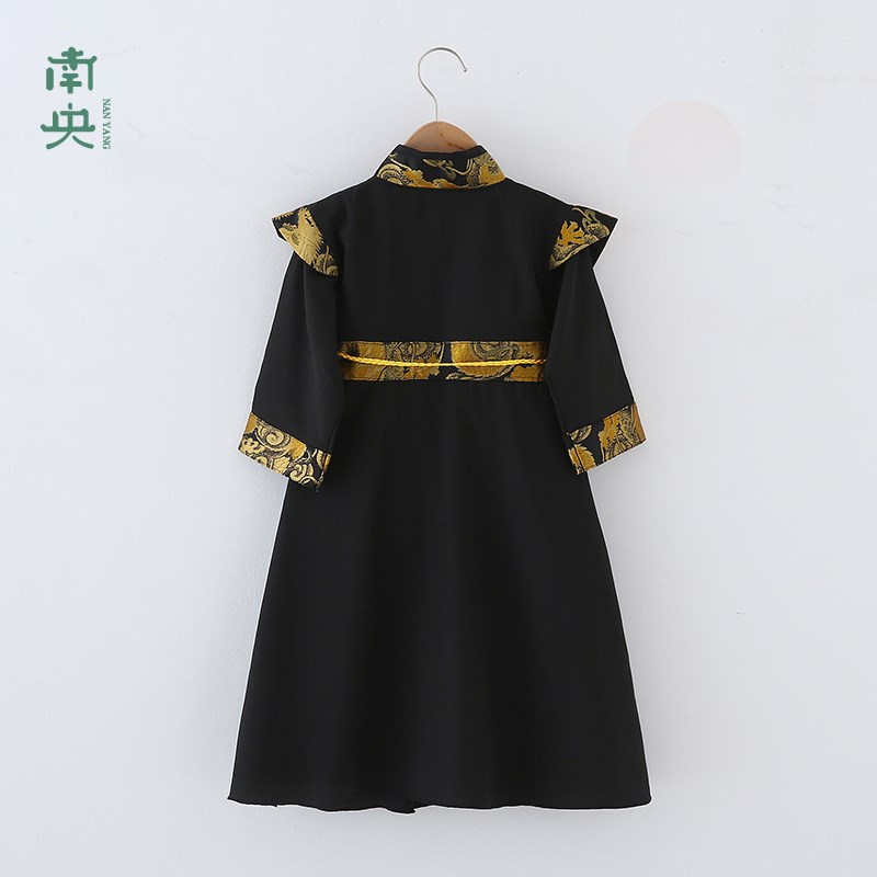 飞鱼服儿童古装明朝锦衣卫汉服男童长袍男孩武侠高端中国风演出服