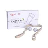 多功能手动颈椎按摩器夹脖子颈部肩颈滚轮按摩仪工具揉捏神器小腿