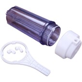 10寸滤瓶前置过滤器家用净水器透明瓶4分2分pp棉滤芯配件通用滤桶