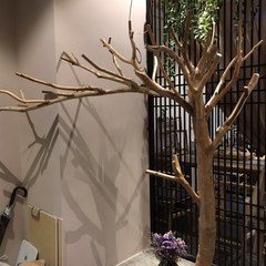 精品猫爬架d枯树干实木树枝树杈造型树服装店橱窗室内装饰假树造