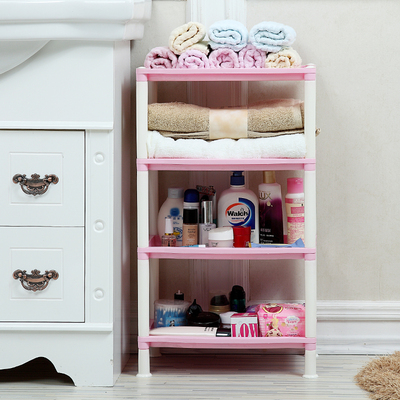 浴室置物架卫生间脸盆架洗手间厕所塑料储物收纳层架三角落地架子