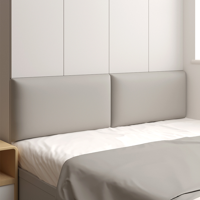 定制榻榻米软包墙围床头板靠背床围墙护塌塌米无床头靠垫围栏自粘