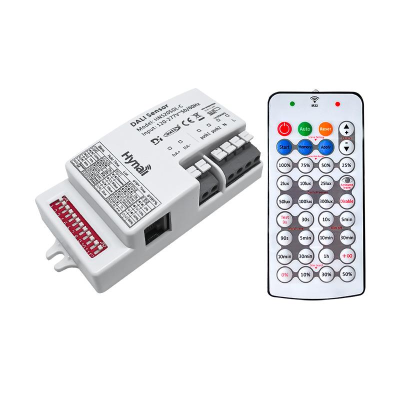 HNS205DL-C DALI-2 D4i 遥控 拨码 DALI Bus设置 微波感应器