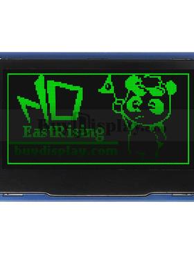 绿色2.7寸128x64点阵OLED显示模块4线串口/适用于Arduino和树霉派