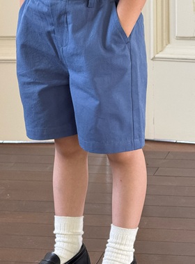 Pawn Tiger2025夏季韩版纯棉舒适西装短裤日系百搭学院风休闲裤