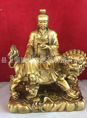 纯铜太乙真人神像寺庙供奉铸铜太乙救苦天尊雕塑摆件