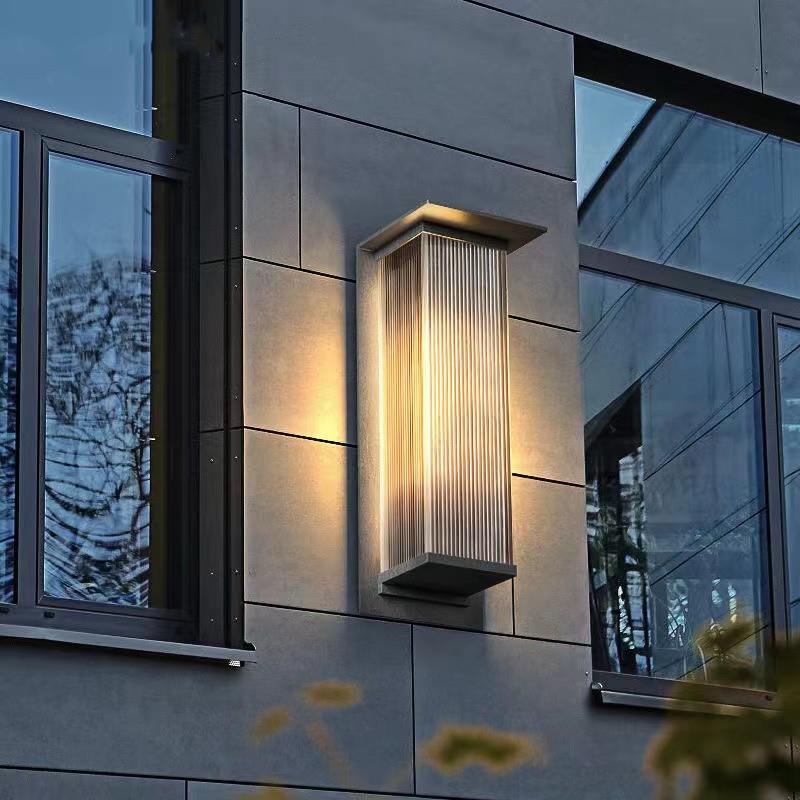 户外壁灯防水太阳能别墅外墙灯庭院墙面装饰现代室外壁灯露台壁灯