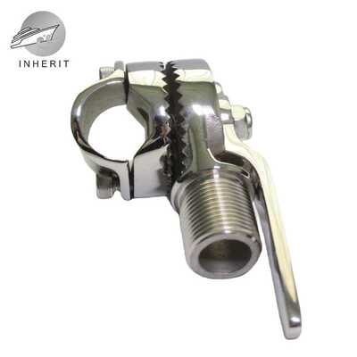 热销管夹式天线座接头卫星天线底座船用游艇对讲机天线基座