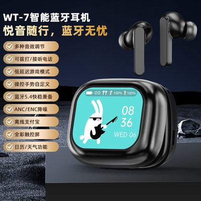 BLINBLIN彩屏蓝牙耳机真无线耳机