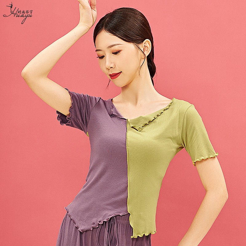 华宇2025舞蹈服新款艺考形体服古典舞莫代尔上衣女练功服瑜伽服