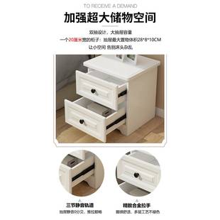 3Y床约头柜小型简代迷超窄403你0255280cm现宽小尺寸墙边小窄柜小