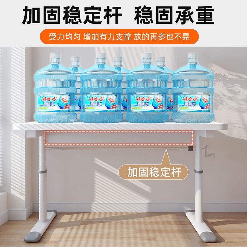 高度可调节升降桌双人书桌家用卧室单人简易电脑桌舒服办公桌子