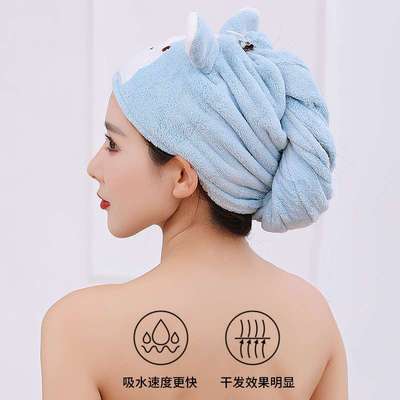 德国可爱洗擦头发毛巾女士浴帽