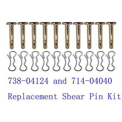 738-04124A and 714-04040 剪切销和开口销