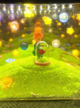 小王子旋转魔方小夜灯手工diy材料包送女生男生情侣礼物