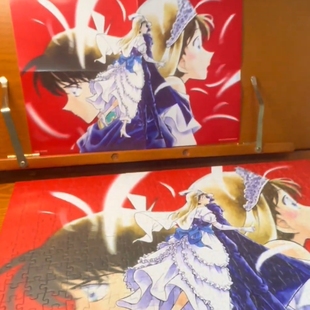 名侦探柯南拼图1000块带框儿童益智玩具成人减压礼物30周年纪念版