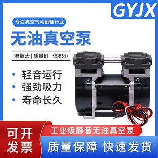 无油真空泵工业用实验室抽气泵大功率小型高真空负压泵抽气设备