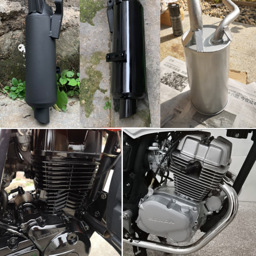 耐高温金属防锈自喷漆1200度汽车摩托车排气管耐高温哑光黑高温漆