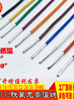 铁氟龙高温线UL1332#10 12 13 14 16 18 20 22 24 26AWG耐高温线