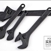 青海湖活扳手活动扳手活扳手活口扳手活络开口扳手黑色活扳手