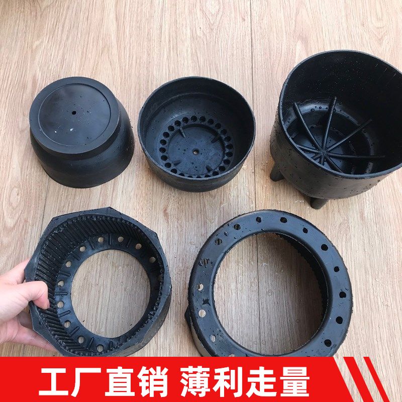 6L潜水钢瓶底座 7升潜水铝瓶垫座 12L铝合金瓶碳纤维瓶 橡胶 底坐
