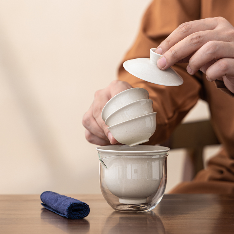 旅行茶具套装户外便携快客杯泡茶