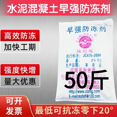 水泥混凝土早强防冻剂工期脱模快
