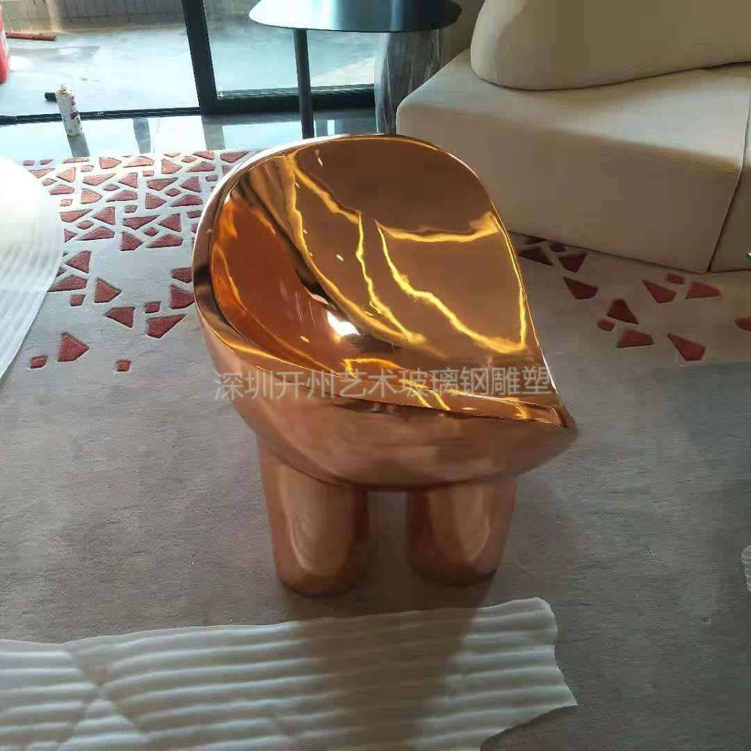 创意玻璃钢儿童坐凳商场游乐幼儿园户外景观休闲座椅室内客厅摆件