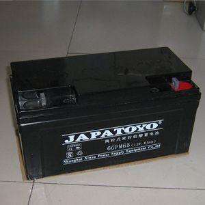 JAPA TOYO东洋蓄电池6GFM65/12V6H后备电源蓄电池 太阳能蓄电池