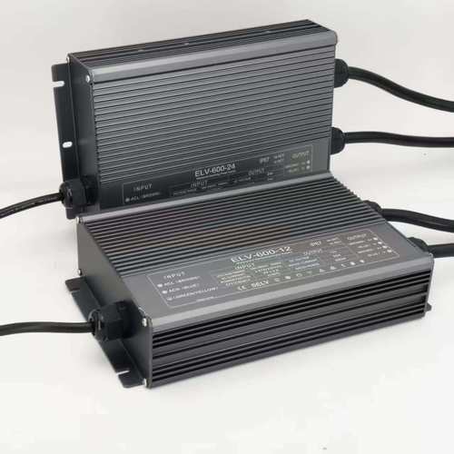 24V 600W防水电源100-240V全压高PFC0.95户外防水电源36V48V600W