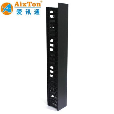 1米垂直理线架 22.5U 垂直线缆管理器 单排 塑料理线架 可拼接