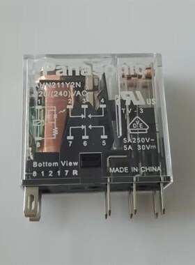 现货 AHN211Y0 200/220VAC 8脚 两开两闭 RJ2S-CL-A220 AHN211Y2N
