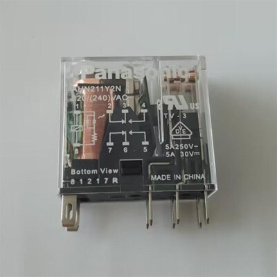 现货 AHN211Y0 200/220VAC 8脚 两开两闭 RJ2S-CL-A220 AHN211Y2N