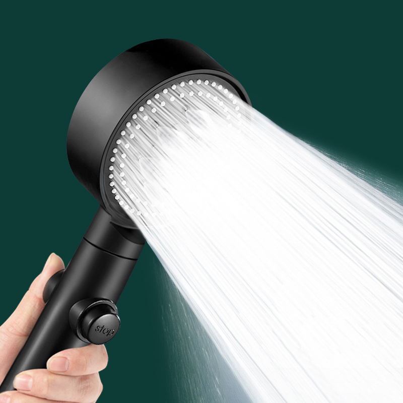 增压淋浴花洒喷头家用洗澡水龙头浴室淋雨沐浴加压莲蓬头浴霸套装