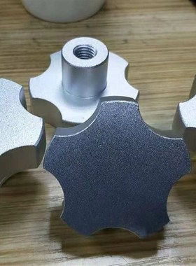 五角铝合金旋钮NPBFS32-5NPBFS40-6NPBFS50-8NPBFS63-10五角旋钮