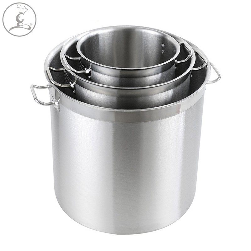 特厚不锈钢35cm复合底汤桶汤锅35高22cm商用家用电磁炉专用锅05款