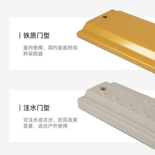 屏风海报设计户外门型展示架 过生日周岁布置80x180v弹簧挂钩立式
