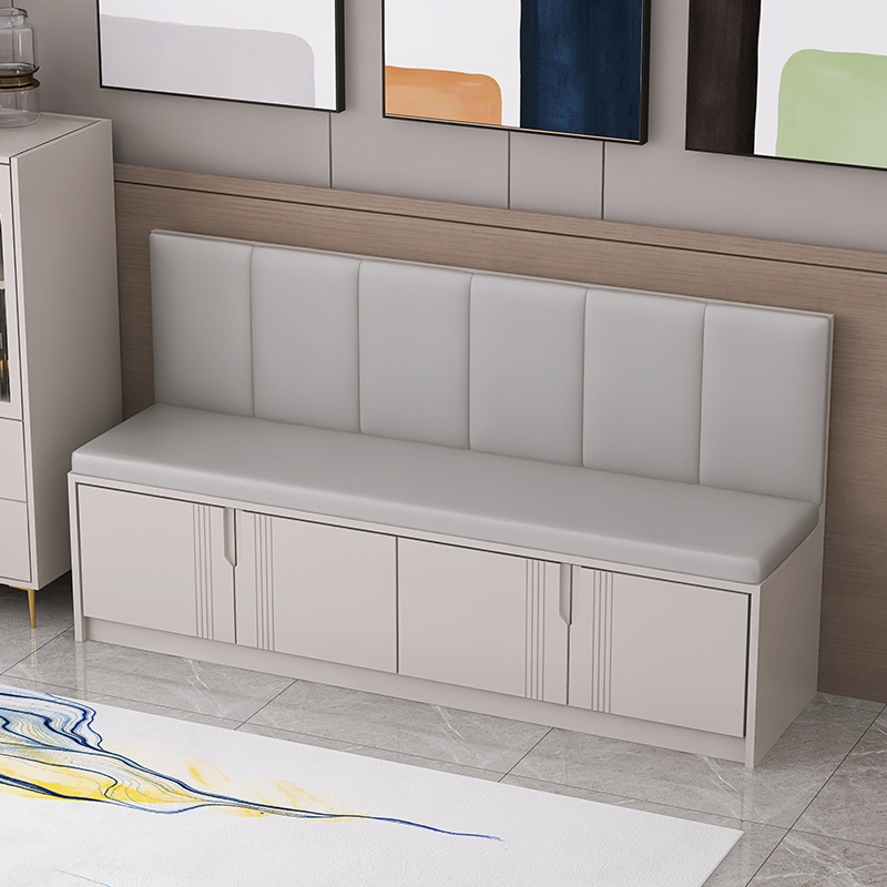 卡座沙发小户型家用软包靠背阳台飘窗柜简约大容量收纳柜实木卡座