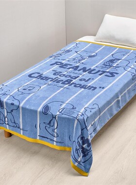 2025日单新品190140厘米全棉弱捻纱柔软卡通成人单人毛巾被