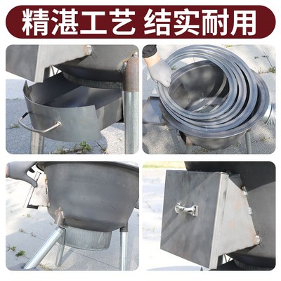新款柴火灶家用木柴户外炉具炉子农村地J锅灶台柴炉烧火室外炉火